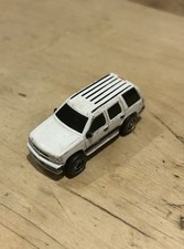 Micro Machines, White Chevrolet Tahoe Vintage 1990s Chevy SUV Mini Car B