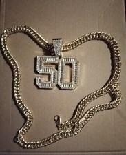50 Cent Pendant Chain
