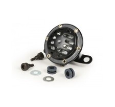 Lambretta gP 12V 6V AC Horn in Black with Fixings 002014