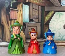 Disney Store Animator Littles Sleeping Beauty Fairies Cake Toppers/Toy Figures
