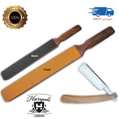 Travel leather razor - razor, strop