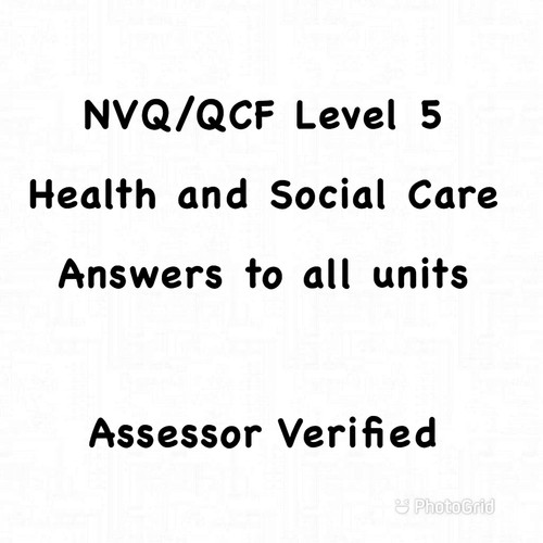 Nvq qcf diploma level - diploma,