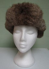 TRAPPER HAT WITH RABBIT FUR TRIM -- SIZE MEDIUM -- COLUMBIA SPORTSWEAR COMPANY