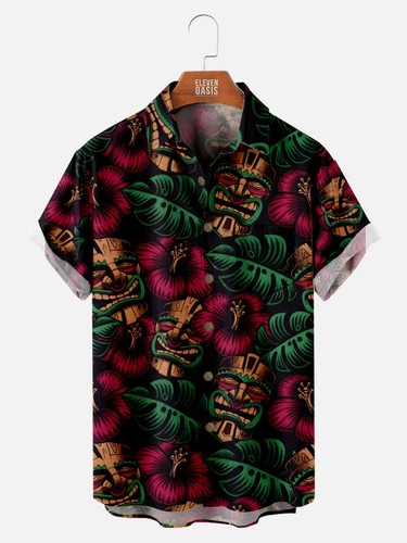 Tiki mask tropical mens - mask,