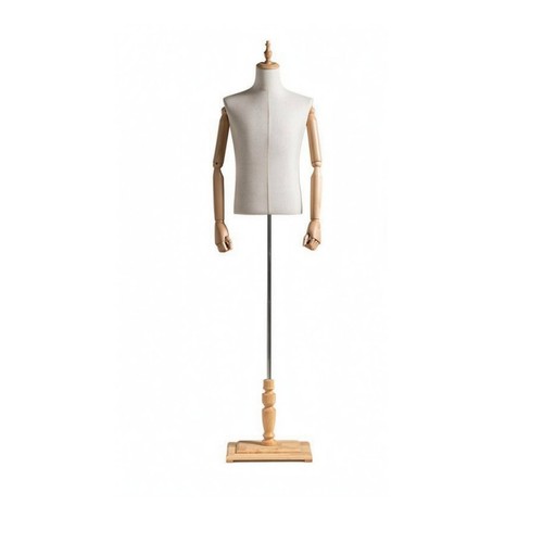 Male mannequin torso wooden - male,