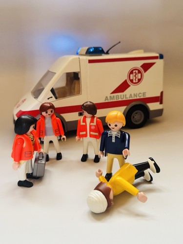 Vintage playmobil ambulance - vintage,