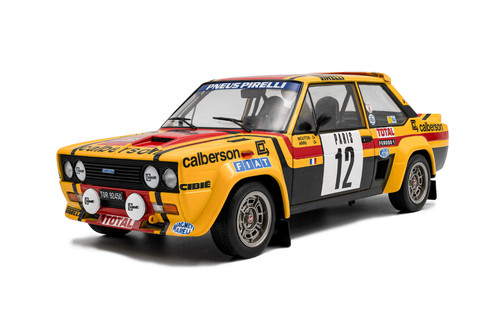 Fiat 131 abarth yellow 12 - fiat,