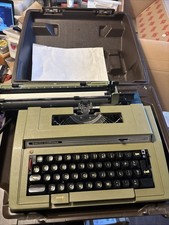 Vintage 1980’s Blue Smith Corona S301 Electric Typewriter Powers On But Faulty