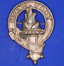 Vintage Scottish Clan Brooch /Bonnet Badge - Grant         [33362]