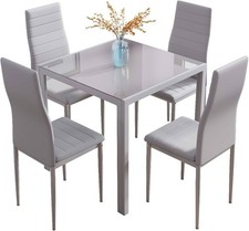 Compact dining table set with - table,