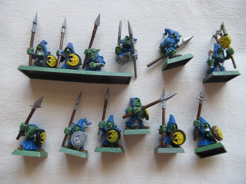 Night goblin spearmen - goblin,