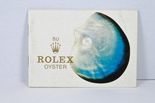 Genuine Su Rolex Oyster Booklet - 1977 - Ref 579.09 Spanish