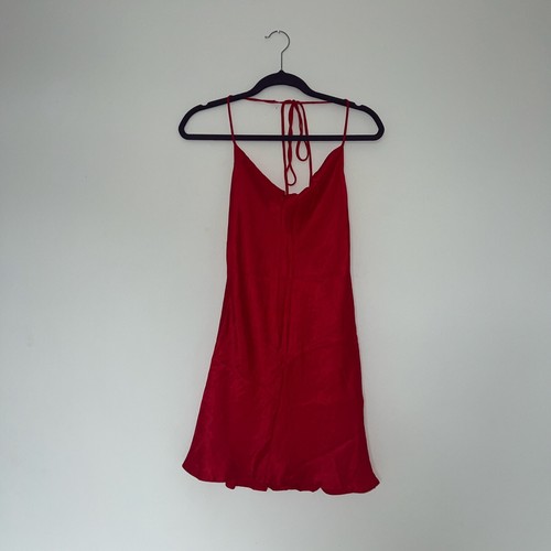 Zara red satin - zara,