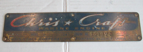 Chris craft marine engine - chris,