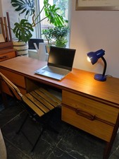 Mid Century Desk with Four