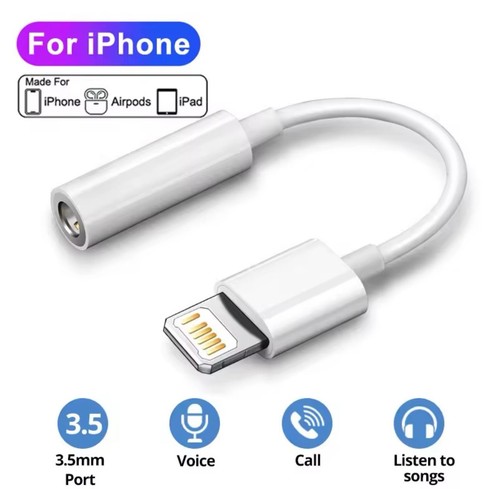 Pin aux adapter for apple - 8-pin,