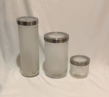 3 IKEA Droppar Frosted Glass