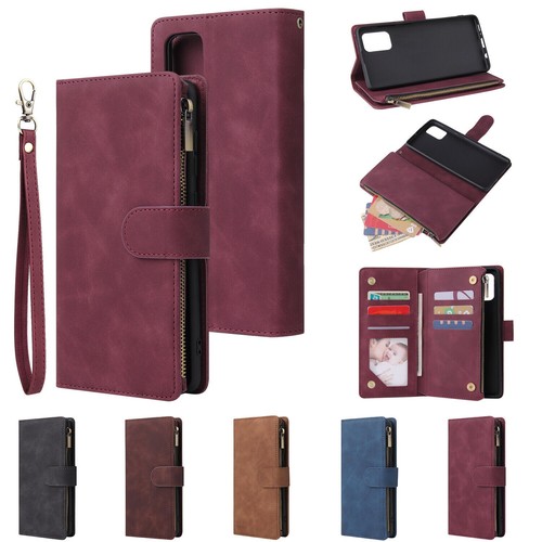 Zip leather wallet case - zip,