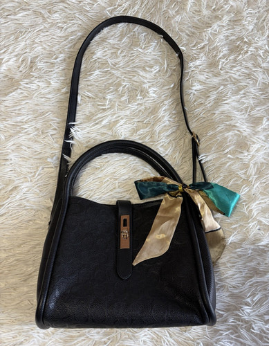 Stylish black mini - , hand