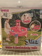 Kids Water Sand 3-in-1 Activity Table Childrens Outdoor Playset Unicorn Pink