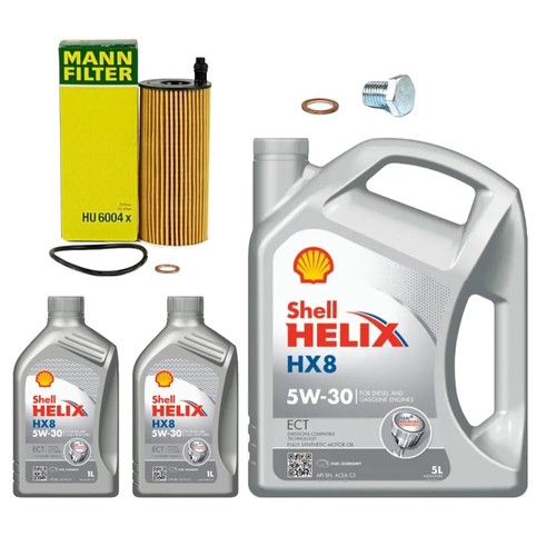 Shell helix hx8 mann - 7l, filter