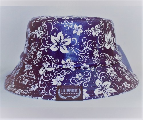 Hawaiian bucket hat floral - hawaiian,