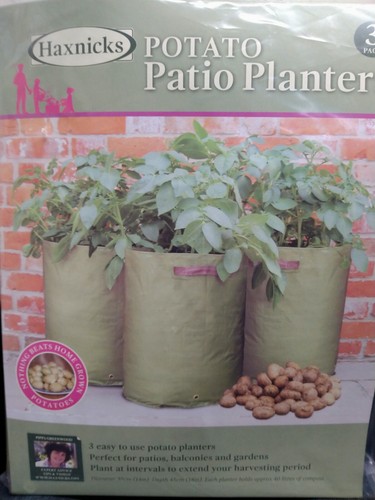 Haxnicks potato patio planters - potato,