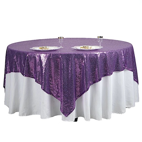 Square sequined table - square,