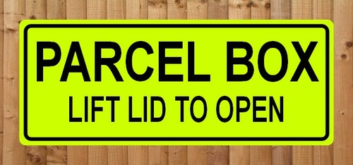 Parcel box lift lid open - lift,