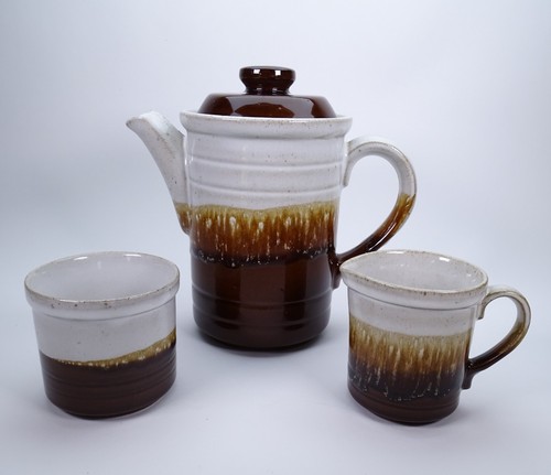 Ashdale pottery treacle glaze - pottery,