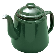 Falcon enamel tea pot green - enamel,