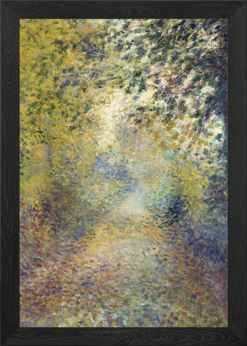 Renoir forest leaves framed - forest,