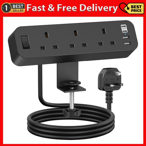 Desk power socket with usb - with, c