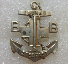 The Boys Brigade Vintage Anchor Cap Badge 1950's+