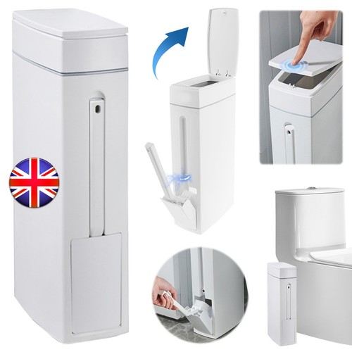 Slim trash can with cleaning - can,