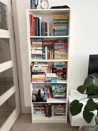 Ikea gersby white bookcase - white,