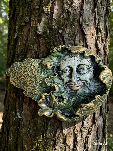 104 green man - green,