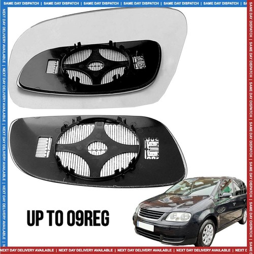 Touran left wing mirror - left,