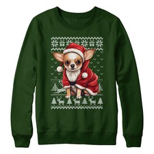 Christmas Chihuahua Sweatshirt For Kid Dog Owner Kids Jumper Day Festive Pupp...
