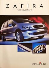 Opel Zafira i-Line Irmscher Accessories Brochure 2003