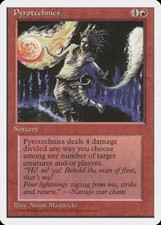 MTG Pyrotechnics [Fourth Edition, Lightly Played]