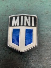 Automobilia, car badges, classic cars, Mini, barn find