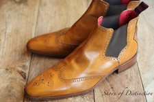 Jeffery West Tan Brown Leather