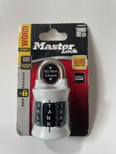 Master Lock  Set Your Own Word Combination Padlock