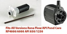Pond Care 850/Rena 4000 Replacement Rotor/Impeller w/Ceramic Shft #ADE044-01API