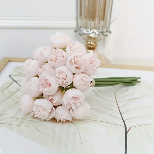 Head silk peony rose - 27,