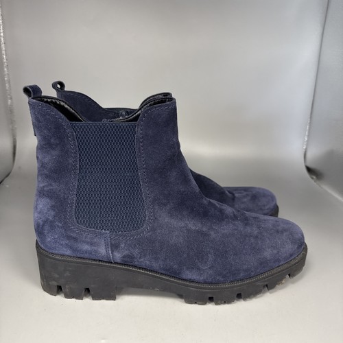 Stylish gabor adair blue - blue, suede