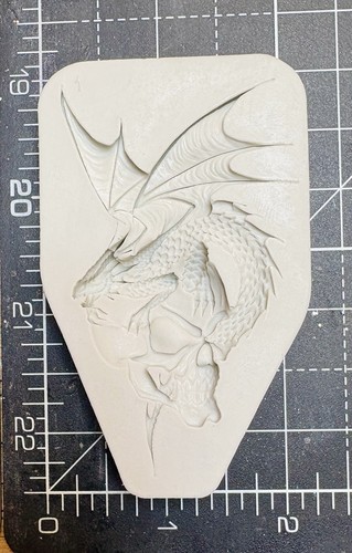 Small dragon silicone mold - dragon,