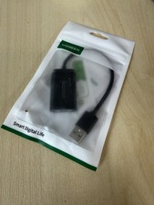 UGREEN USB Sound Card USB 2.0 to 3.5mm Jack Audio Adapter Dual Aux Stereo