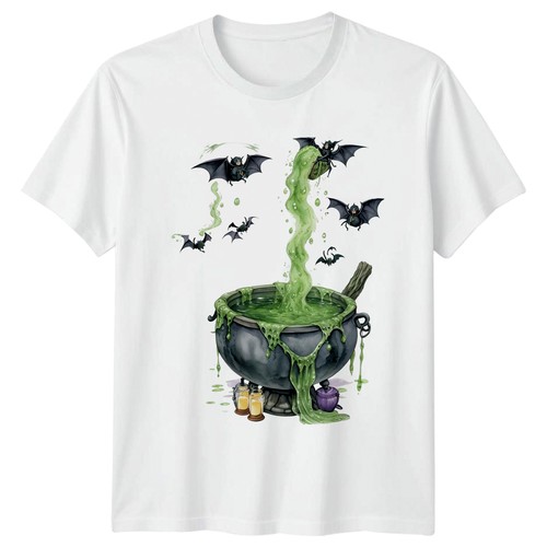 Witch cauldron bats - cauldron,
